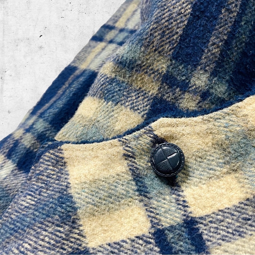 Vtg 60s 70s Trailmaster Fur Lined Plaid Jacket, Heavyweight, Hunting Sherpa, XL - Picture 7 of 9